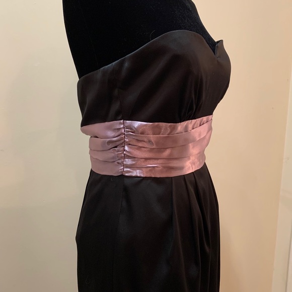 RW & Co. Women’s Cocktail Dress, Black with Sash - Picture 2 of 7